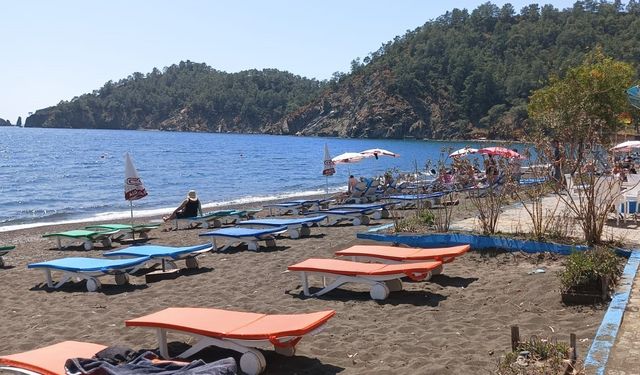 Fethiye İnlice Plajı hizmete başladı