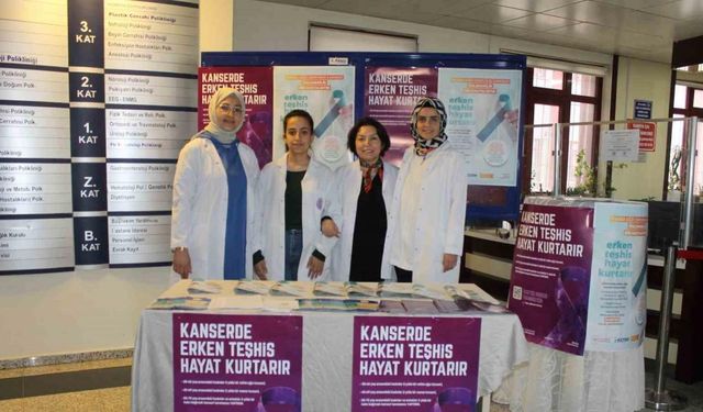 GAÜN Hastanesi’nde kanser farkındalığı etkinliği düzenlendi