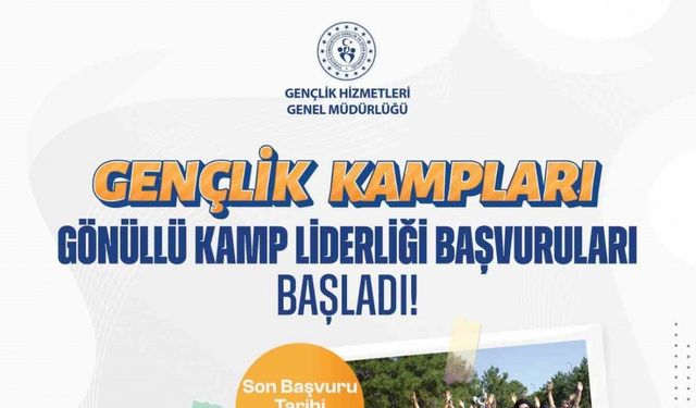 Gençlik ve Spor Bakanlığı 660 gönüllü kamp lideri arıyor