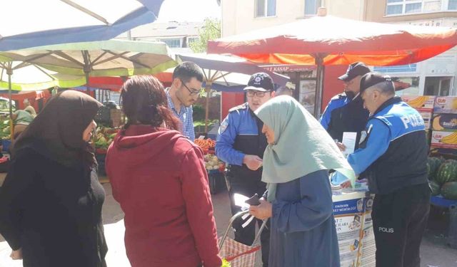 Hırsızlıkları önlemek için vatandaşlara bilgilendirme yapıldı