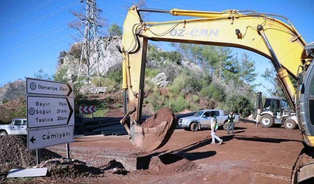 İçmeler-Osmaniye içme suyu hattı tamamlandı