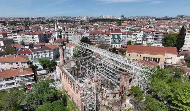 İmrahor İlyas Bey Camii’ne uzay kafes: 100 yıl sonra üstü kapatılacak