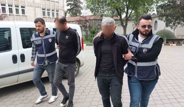 İnşaattan elektrikli vinç çalan 2 kişi yakalandı