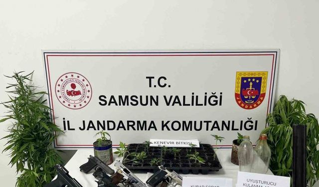 Jandarma 2 kişiyi uyuşturucu ile yakaladı