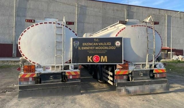 Kaçak akaryakıt taşıyan 2 tanker sürücüsü gözaltına alındı