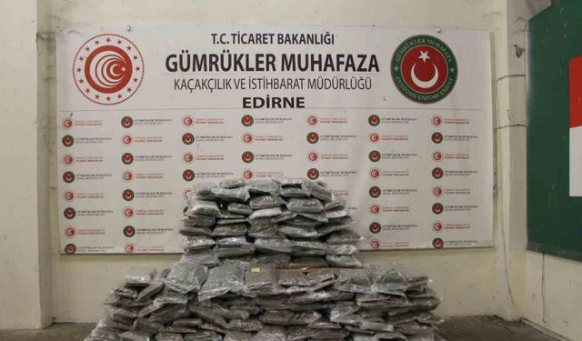 Kapıkule Gümrük Kapısında 220 kilogram uyuşturucu ele geçirildi