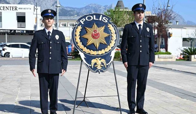 Kemer’de Türk Polis Teşkilatı’nın 179’uncu yılı kutlandı