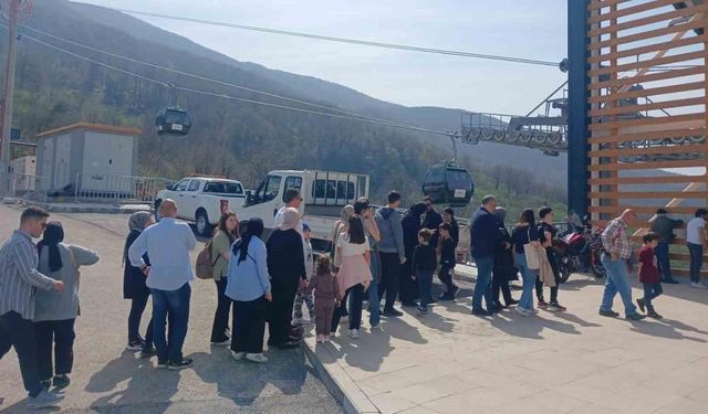 Kocaelilerin teleferik keyfi