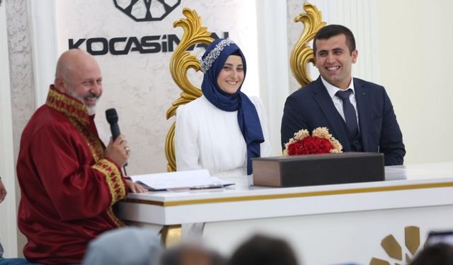 Kocasinan’da ‘04.04.2024’ tarihinde 24 nikah kıyıldı