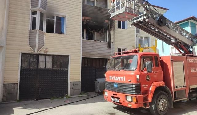 Kütahya’da ev yangını korkuttu