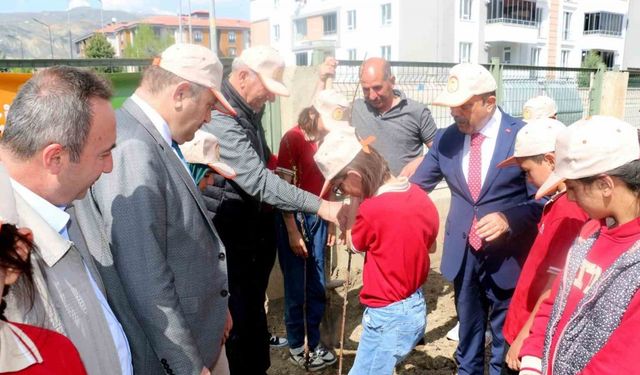 Okuldaki Çiftlik Projesi hayata geçirildi