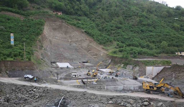 Salıpazarı Barajı inşaatı ve Terme Çayı ıslahı çalışmaları