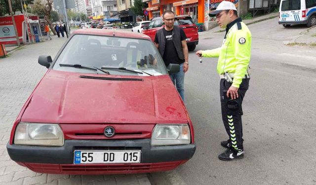 Samsun’da otomobilin çarptığı yaya yaralandı