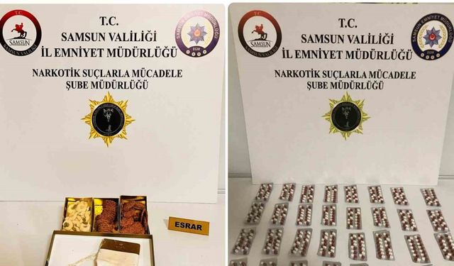 Samsun’da uyuşturucu ile etkin mücadele