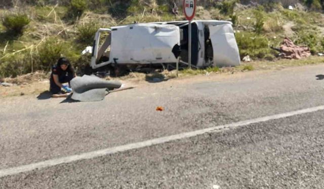 Seydikemer’de otomobil takla attı: 1 ölü