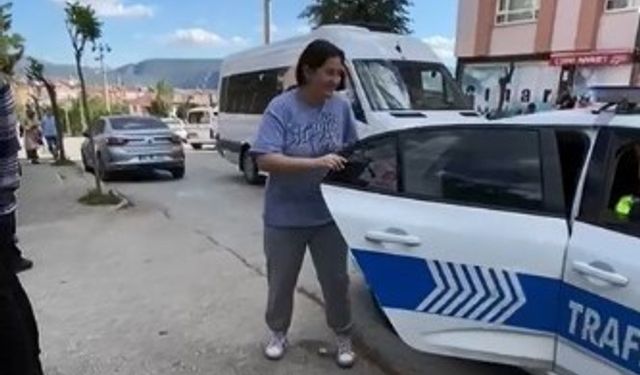 Sınava geç kalan öğrencileri, emniyet güçleri yetiştirdi