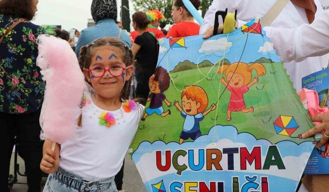 Söke’de çocuklar Uçurtma Şenliği ile çifte bayram yaşadı