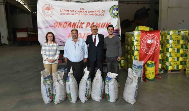 Söke’de tohum ve kompost dağıtım töreni yapıldı