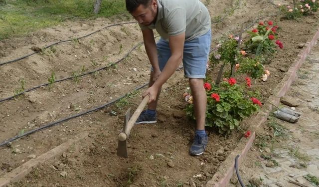 Sultanhisar’da fidanlar toprakla buluştu