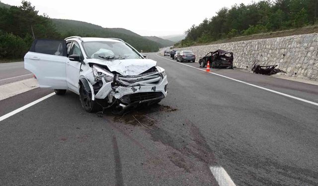 Tavşanlı’da trafik kazası: 1 ölü, 1 yaralı