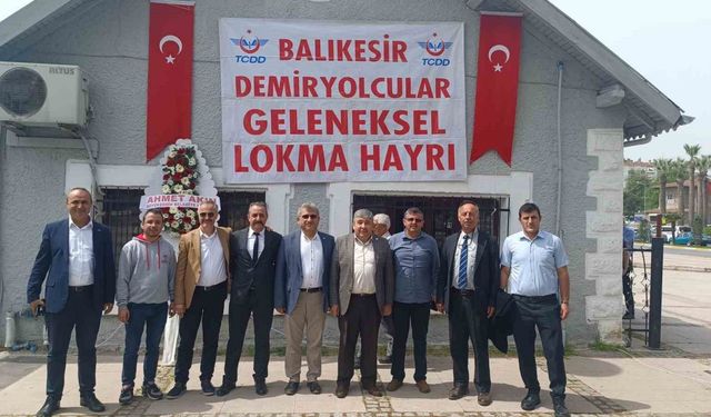 TCDD çalışanlarından geleneksel lokma hayrı