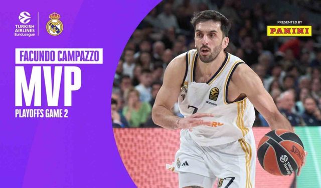 THY Euroleague’de play-off 2. maçların MVP’si Facundo Campazzo