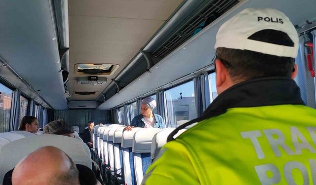 Trafik ekiplerinden yolcu ve sürücülere uyarı