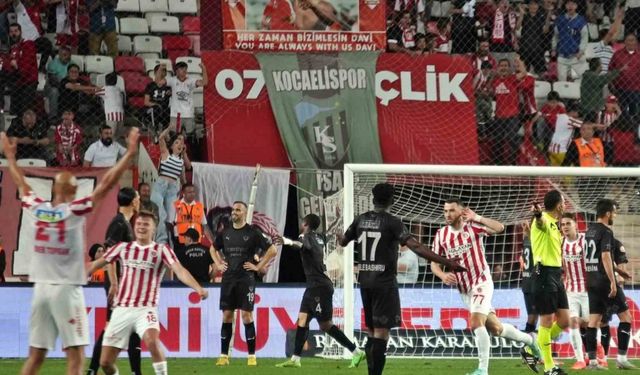 Trendyol Süper Lig: Antalyaspor: 2 - Hatayspor: 1 (Maç sonucu)