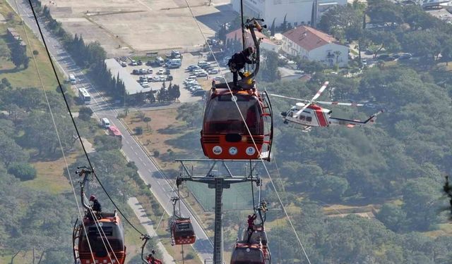 Tünektepe teleferik kazasında şu ana kadar 137 kazazede kurtarıldı