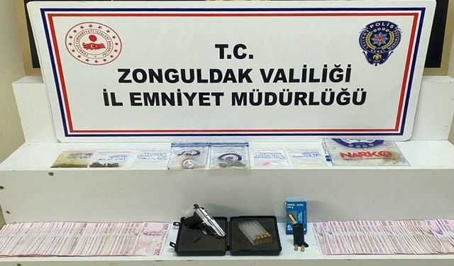 Zonguldak’ta uyuşturucu operasyonu: 4 gözaltı