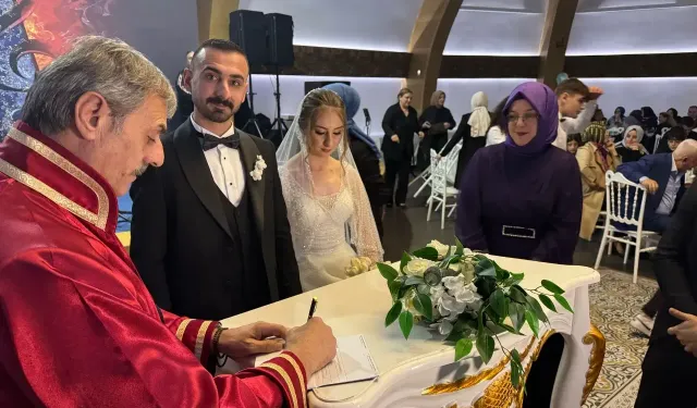 Alemdar nikah törenine katıldı