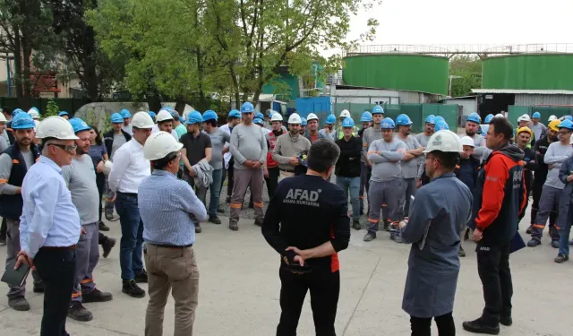 Sakarya'da KBRN Tatbikatı: Ege Kimya Fabrikası Alarmda
