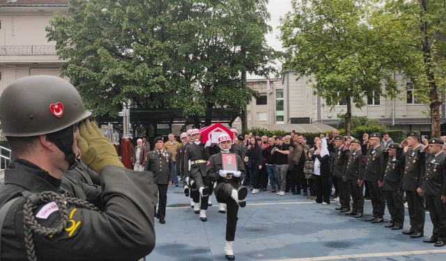 Emekli Astsubay Cemil Yüce Törenle Son Yolculuğuna Uğurlandı