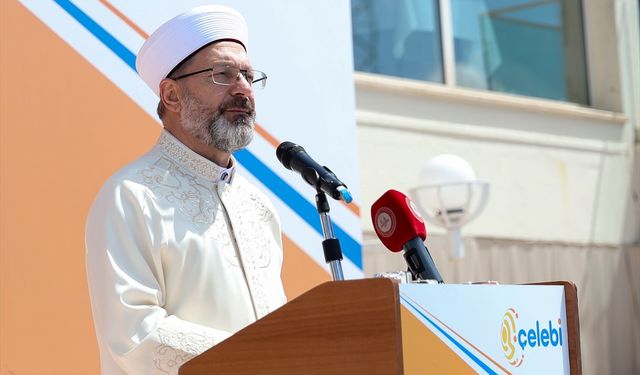 Diyanet İşleri Başkanı Erbaş, "Çelebi Programı Mezuniyet" töreninde konuştu: