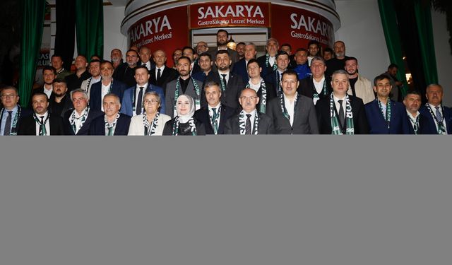 Sakaryaspor için play-off finali öncesi destek gecesi yapıldı