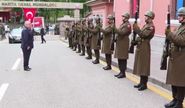 Bakan Güler'den haritacılara ziyaret