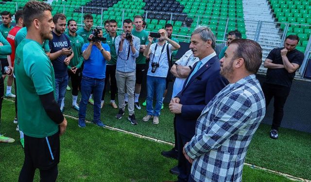 Başkan Alemdar stadyumdan tüm şehre seslendi