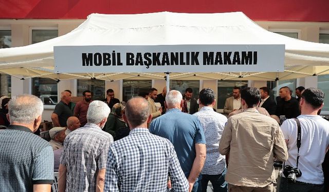 Başkan Arı ‘Mobil Başkanlık Ofisi’ uygulaması ile gönülleri fethediyor