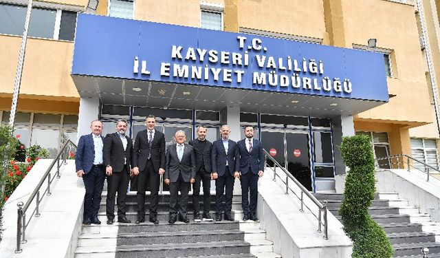 Başkan Büyükkılıç’tan İl Emniyet Müdürü Aydın’a “hayırlı olsun” ziyareti