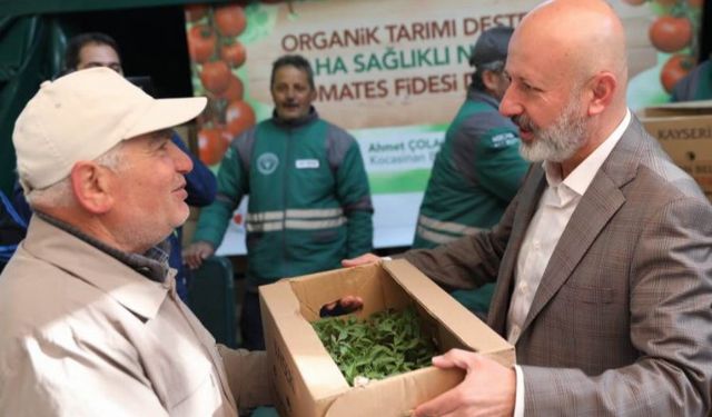 Başkan Çolakbayrakdar’dan Organik domates fidesi dağıtım etkinliğine davet