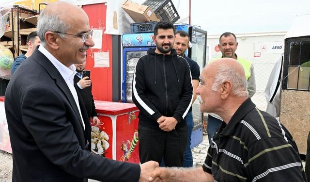 Başkan Er'den İkizce Konteyner Kent'e ziyaret