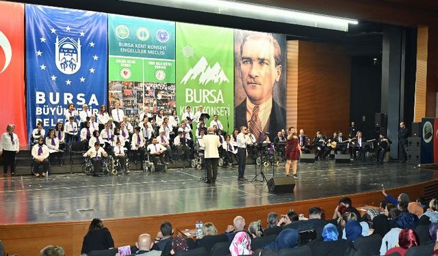 Bursa'da Engelliler Meclisi’nden ‘Bahara merhaba’ konseri