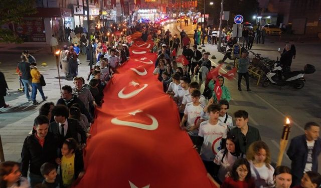 Düzce'de 19 Mayıs yürüyüşü