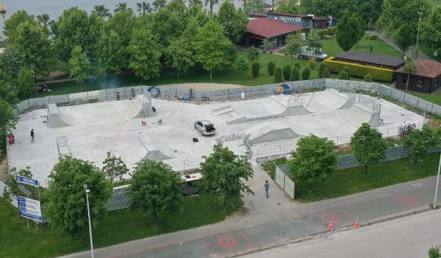 Gölcük sahiline skate park