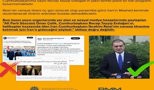 İletişim'den 'Cenaze için İran'a gidilecek' iddialarına yanıt