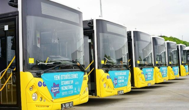 İstanbul'da yeni otobüsler sefere başladı