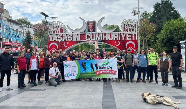 İzmit Belediyesi doğaseverleri Mecidiye Mahallesi ile tanıştırdı