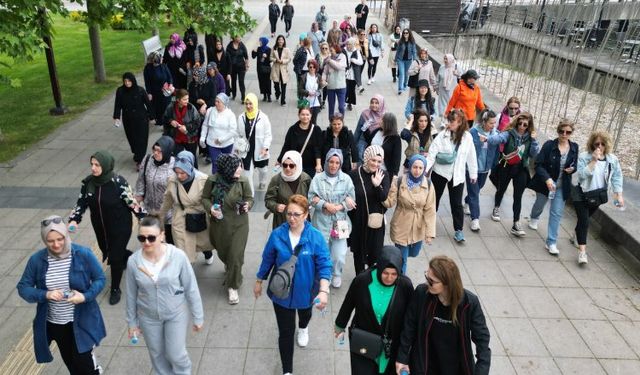 İzmit'te sağlıklı yaşam yürüyüşü