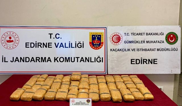 Kapıkule'de 18 kilo eroin ele geçirildi