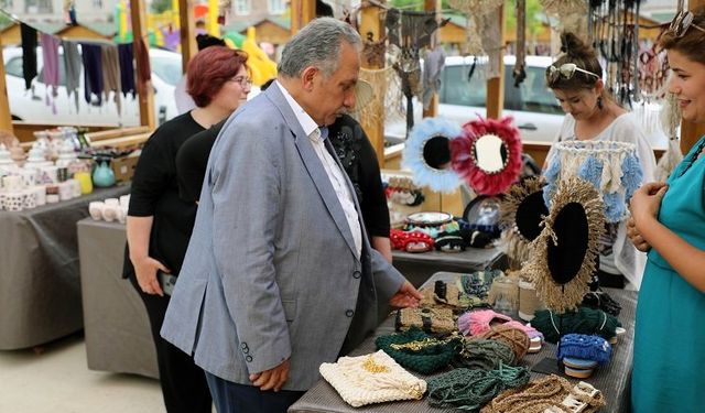 Kayseri Talas'ta marifetli eller görücüye çıkıyor